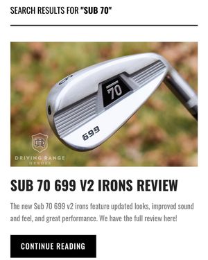 Image post by @golfsub70 on Instagram