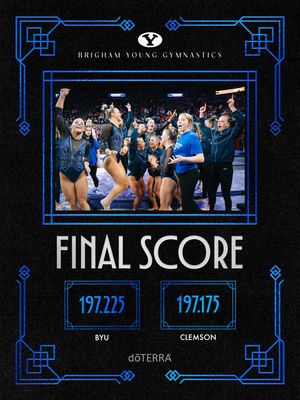 Image post by @byugymnastics on Instagram