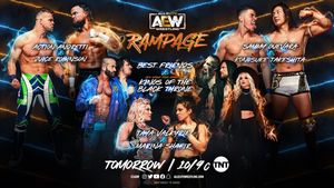 Image post by @AEW on Twitter