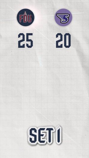 Image post by @FDUKnightsWVB on Twitter