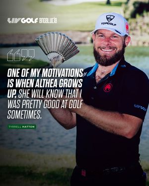 Image post by @livgolfleagueofficial on Facebook