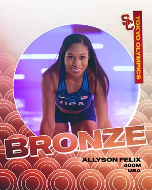 Image post by @USC_Track_Field on Twitter