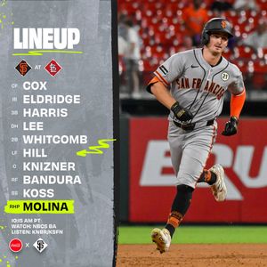 Image post by @SFGiants on Twitter