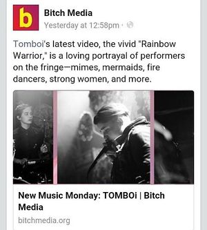Image post by @tomboiband on Instagram