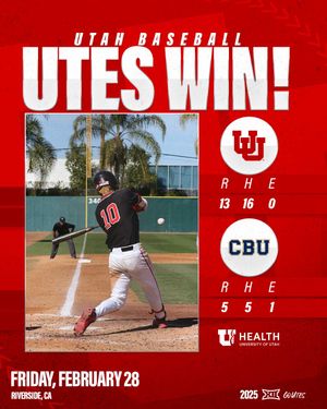 Image post by @utahbaseball on Instagram