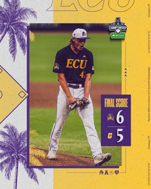 Image post by @ecu_baseball on Instagram