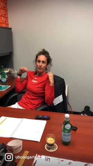 Video post by @UHCougarTennis on Facebook