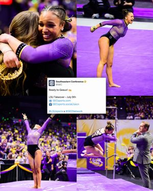 Image post by @lsugym on Instagram