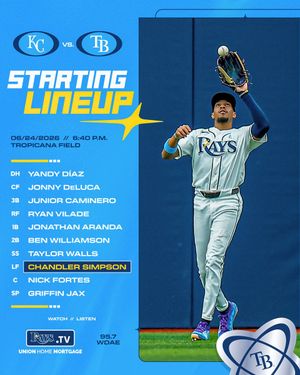 Image post by @RaysBaseball on Twitter