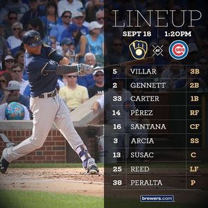 Image post by @brewers on Instagram
