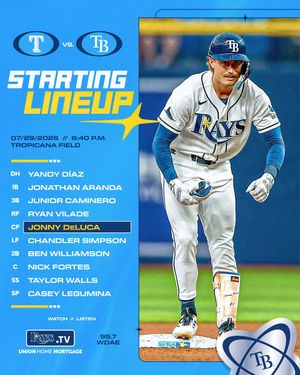 Image post by @RaysBaseball on Twitter