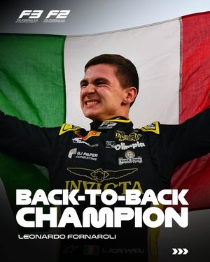 Image post by @formula2 on Instagram