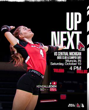 Image post by @ballstatewvb on Instagram