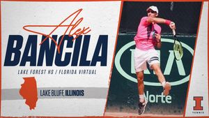 Image post by @IlliniMTennis on Twitter
