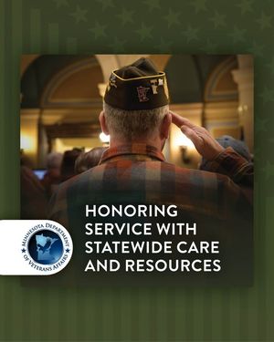 Image post by @MinnesotaDepartmentOfVeteransAffairs on Facebook