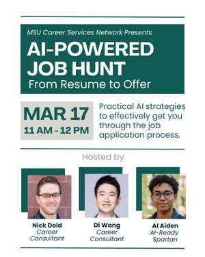 Image post by @msu_careerservices on Instagram