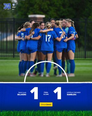 Text post by @SLUWSoccer on Twitter/X