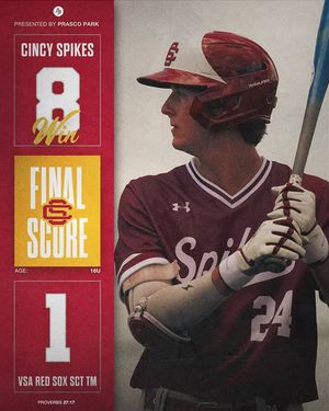 Image post by @cincyspikes on Instagram
