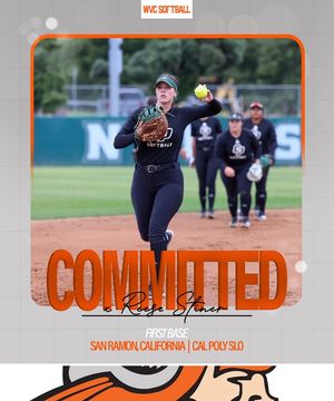 Image post by @West Valley College Softball on Facebook