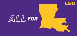 Image post by @LSUsports on Twitter