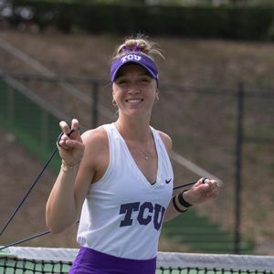 Image post by @tcuwomenstennis on Instagram