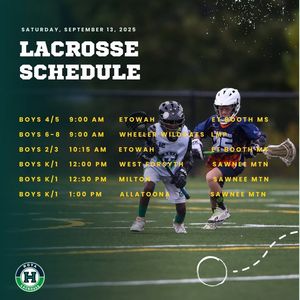 Image post by @Hoya Youth Lacrosse Association on Facebook