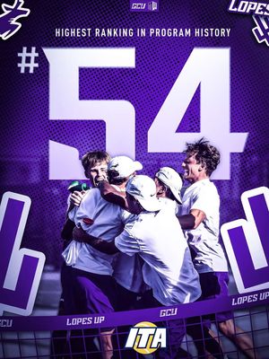 Image post by @gcu_mtennis on Instagram
