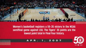 Image post by @RUAthletics on Twitter