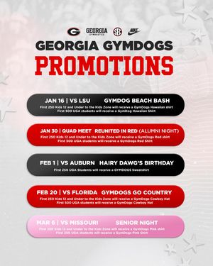 Image post by @ugagymnastics on Instagram