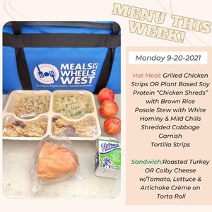 Image post by @mealsonwheelswest on Instagram