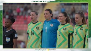Video post by @TheMatildas on Twitter/X