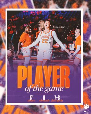 Image post by @clemsonwbb on Instagram