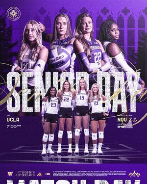 Image post by @uwvolleyball on Instagram
