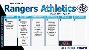 Image post by @chsrangersathletics on Instagram