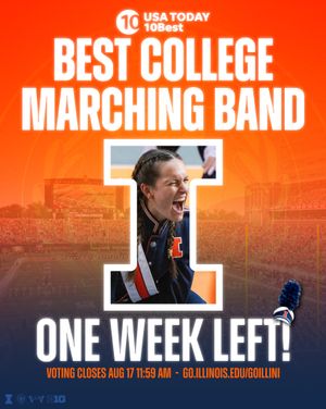 Image post by @marchingillini on Instagram