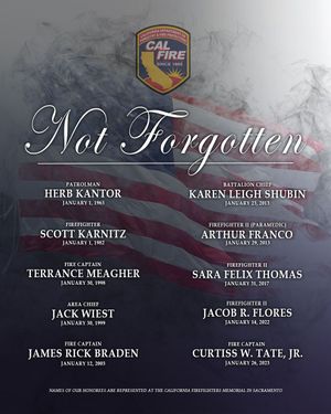 Image post by @calfire on Instagram