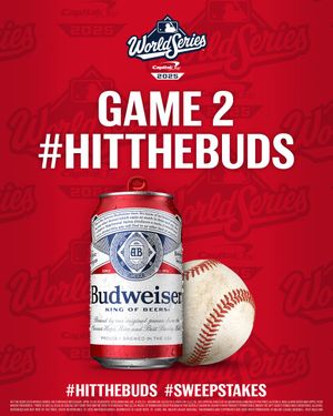 Image post by @budweiserusa on Twitter