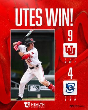 Image post by @utahbaseball on Twitter