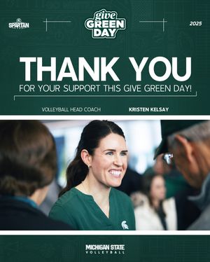 Image post by @msu_volleyball on Instagram
