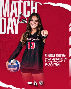 Image post by @ballstatewvb on Instagram