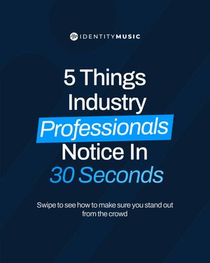 Image post by @identitymusic on Instagram