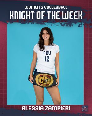 Image post by @FDUKnightsWVB on Twitter