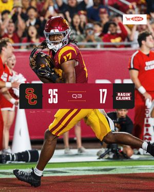 Image post by @uscfb on Instagram