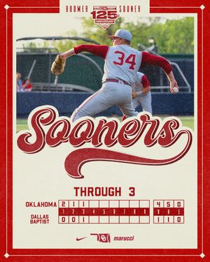 Image post by @OU_Baseball on Twitter