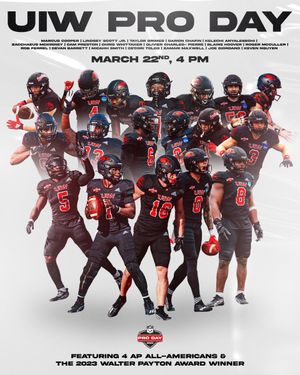 Image post by @UIWFootball on Twitter/X