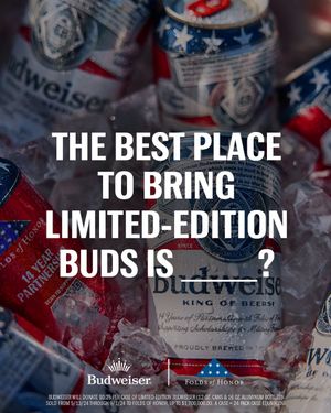 Image post by @budweiserusa on Twitter