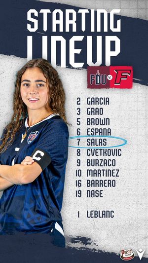 Image post by @FDUKnightsWSOC on Twitter