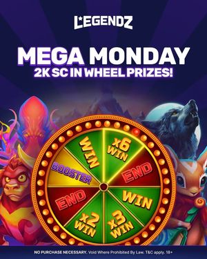 Image post by @Legendzcasino on Facebook
