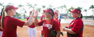 Image post by @ncstatesoftball on Facebook