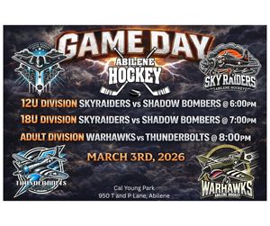 Image post by @AbileneHockey on Facebook